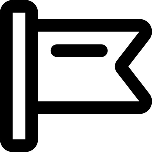 Symbole d'un drapeau